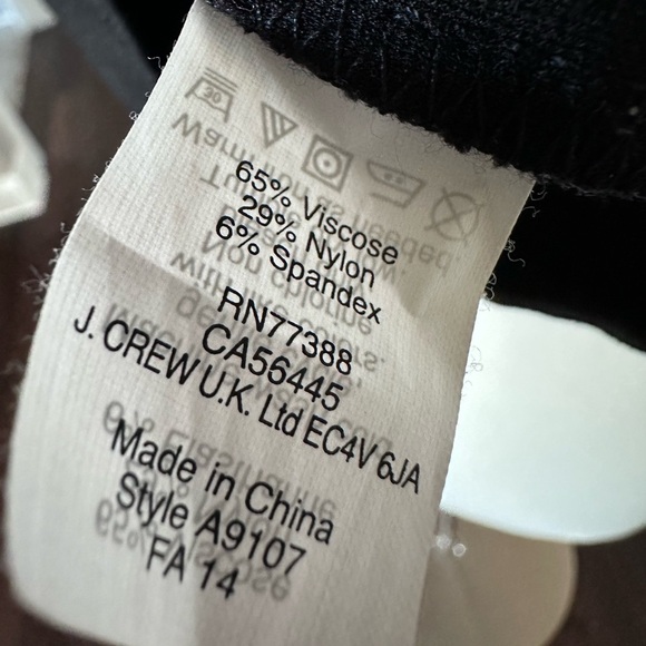 J. Crew Pocket Midi Dress Sheath Gold Zipper Career Business Casual Black W's 14 - Picture 9 of 12